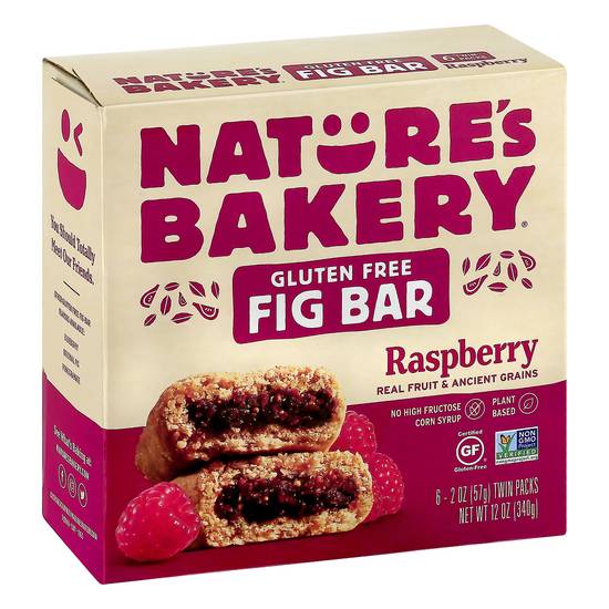 Natures Bakery Raspberry Gluten Free Fig Bars (6 ct)