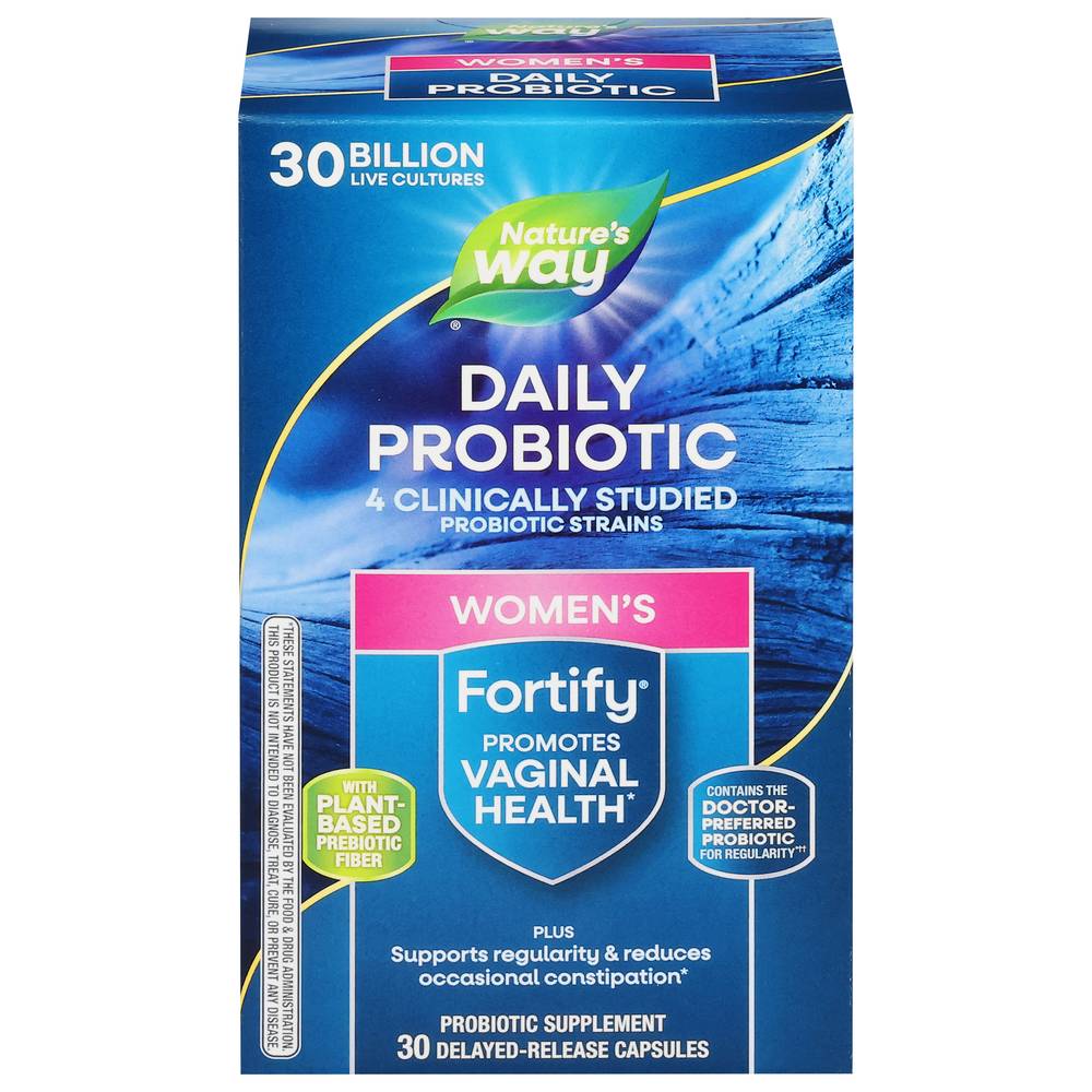 Nature's Way Fortify Women's Probiotic Prebiotics Capsules (30 ct)