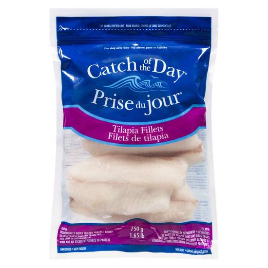 High Liner Catch Of the Day Tilapia Fillets (750 g)