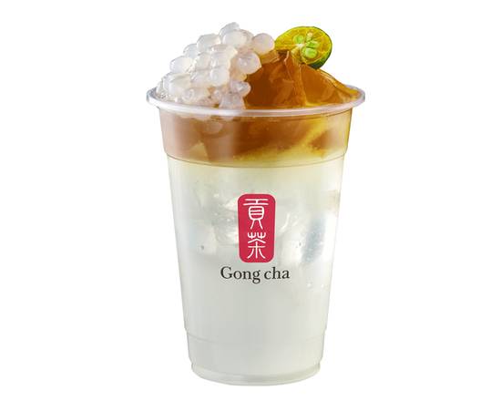Lemon Ai-Yu with White Pearl (Caffeine-free) / 榜樣寒天愛玉