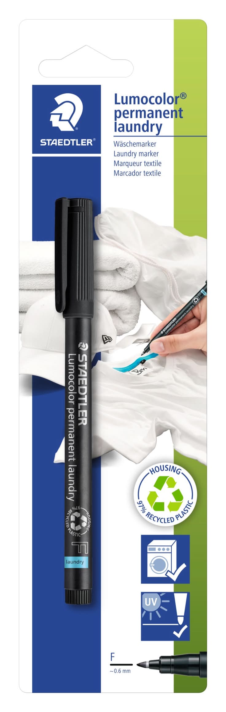 Marcador Permanente Tecidos Lumocolor Staedtler