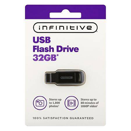 Infinitive USB Flash Drive 32GB - 1.0 ea