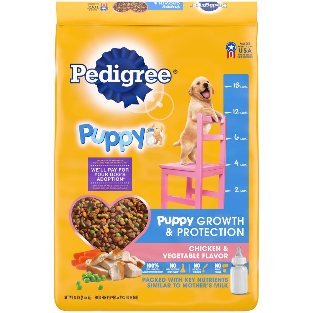 Pedigree Chicken & Vegetable Flavor Puppy Food