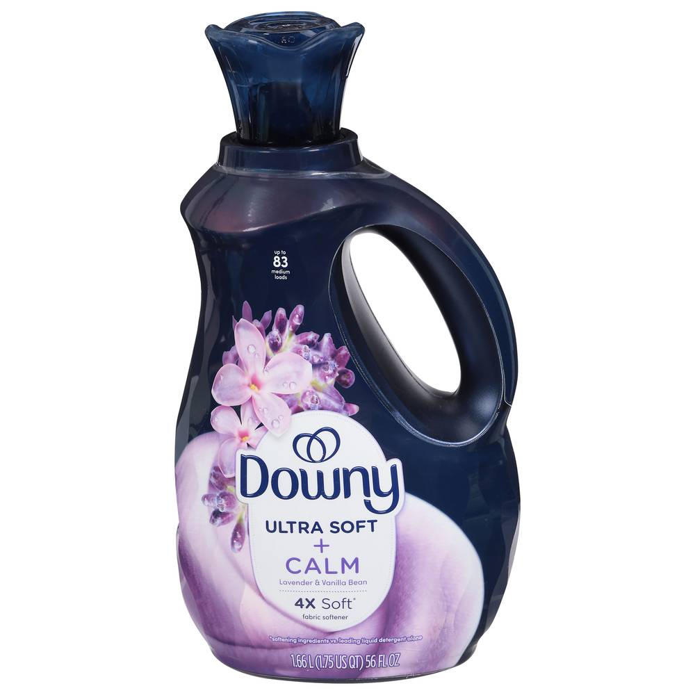 Downy Ultra Soft + Calm Fabric Softener, Lavender-Vanilla Bean (56 fl oz)