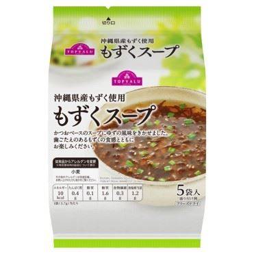 トップバリュ もずくスープ 5袋