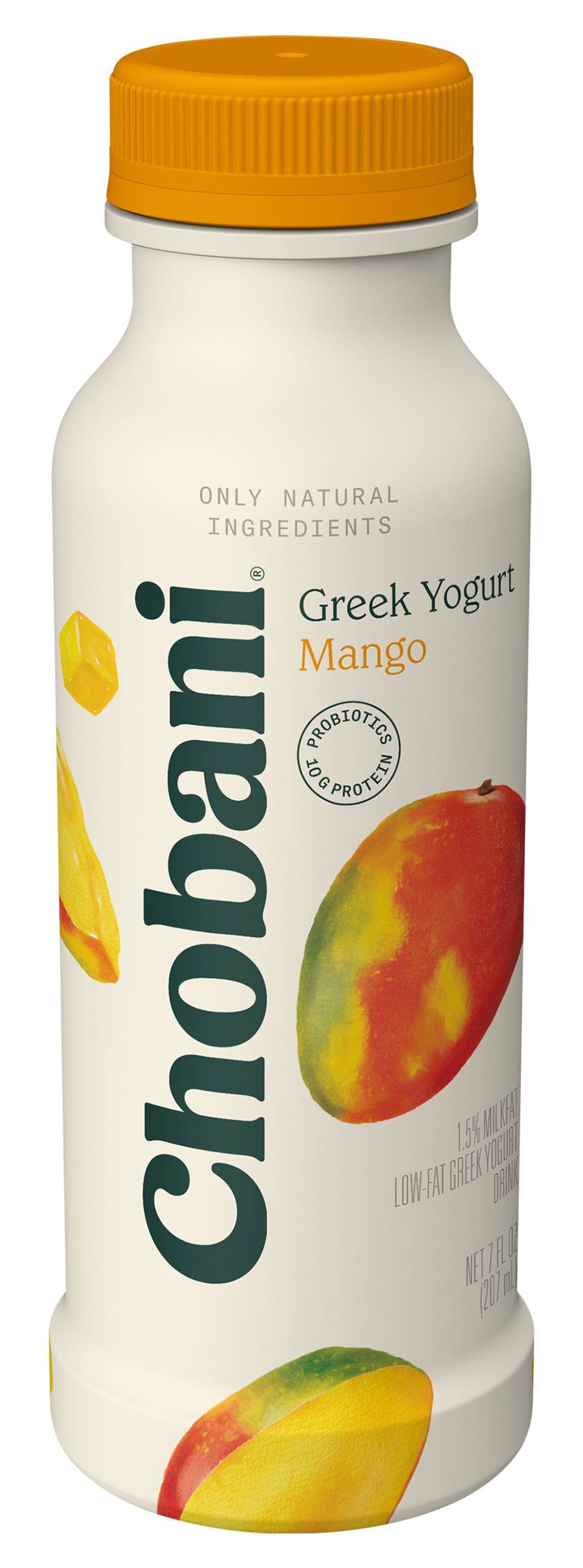 Chobani Lowfat Greek Yogurt Drink, Mango (7 fl oz)