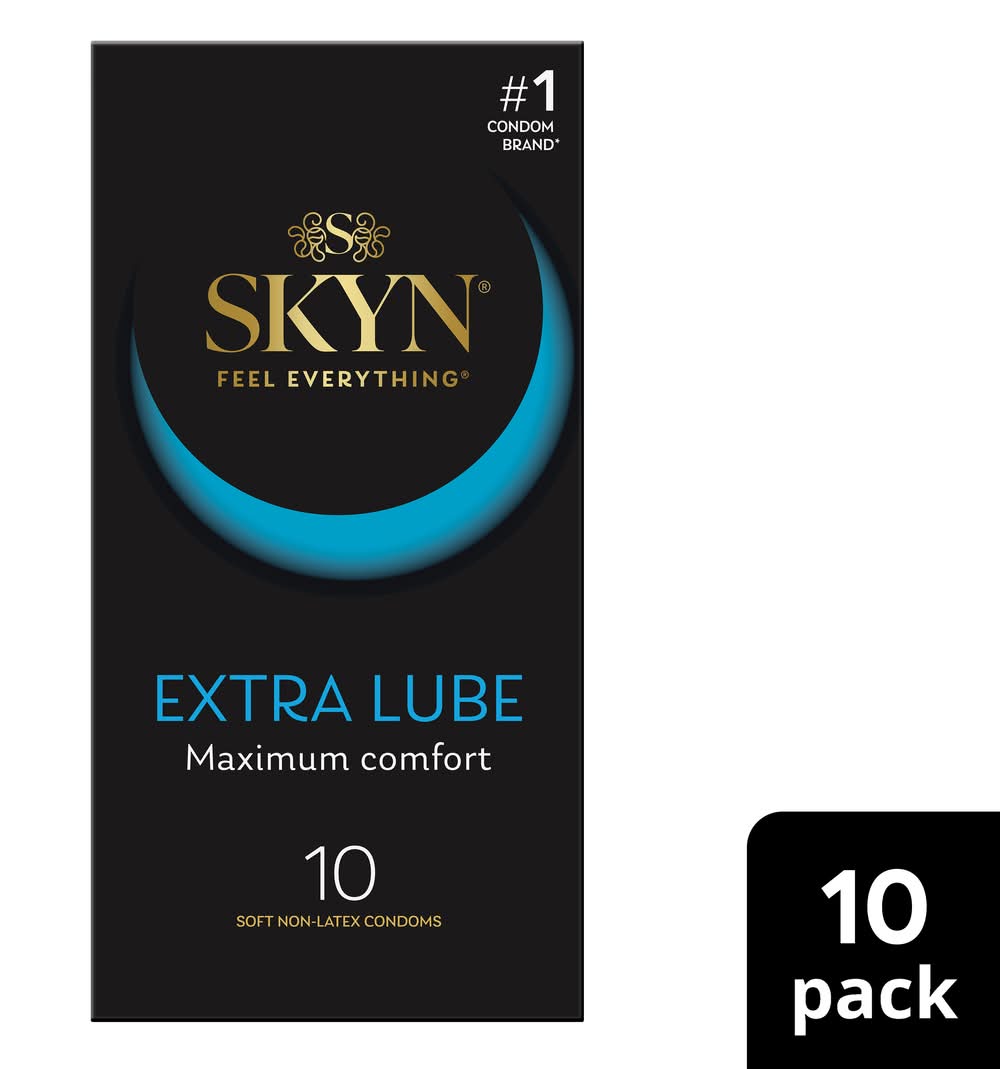 Skyn Feel Everything Extra Lube Condoms (10 pack)