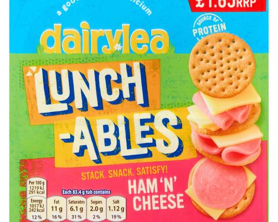 DAIRYLEA LUNCHABLES HAM CHEESE (83.4G)