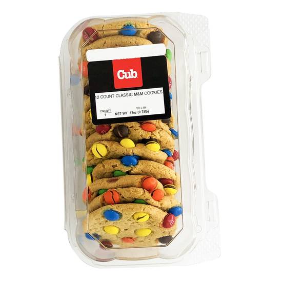 Cub Classic m and m Cookies