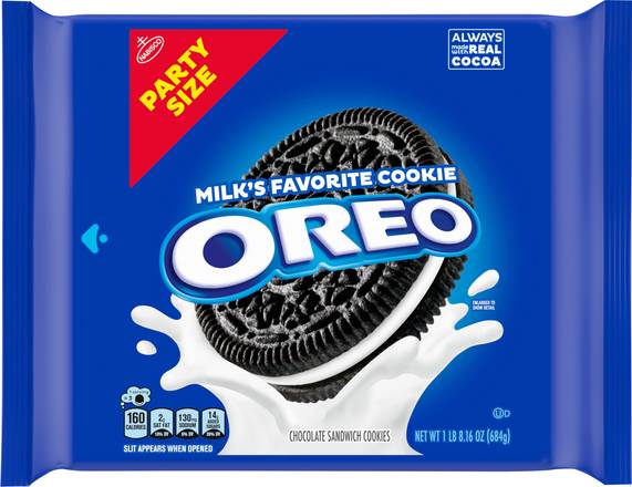Oreo Milk's Favorite Party Size Chocolate Sandwich Cookies
