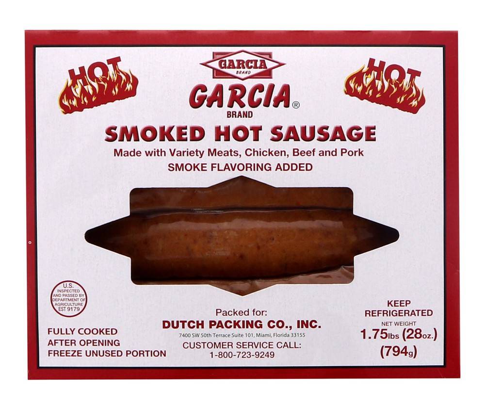 Garcia Smoked Hot Sausage