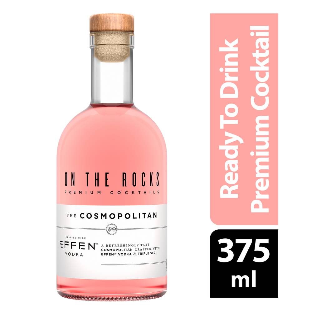 On the Rocks the Cosmopolitan Premium Cocktails (375 ml) (effen vodka)