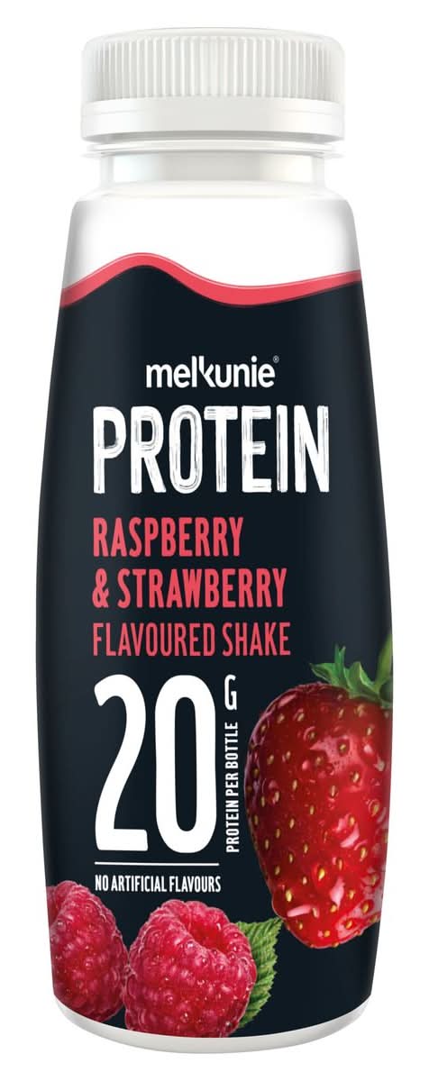 Melkunie Protein Boisson Lactée Aromatisée à la Framboise et Fraise 225 ml