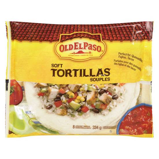 Old El Paso Soft Tortillas, Large (334 g)