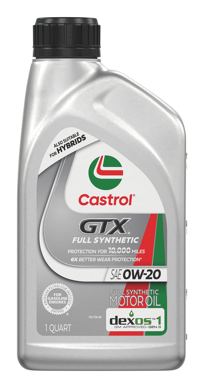 Castrol Gtx Full Synthetic 0w 20 Motor Oil (32 fl oz)
