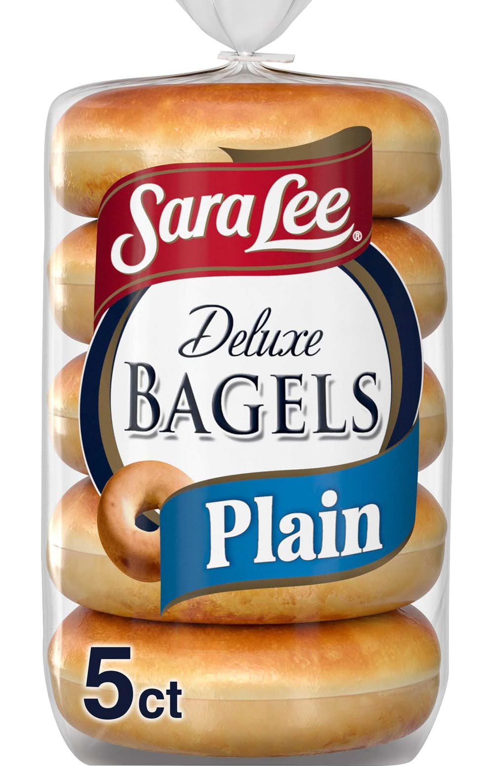 Sara Lee Plain Bagels - 15oz/5ct