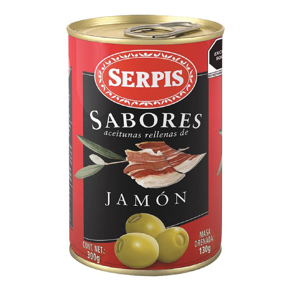 Serpis · Sabores aceitunas rellenas de jamón (300 g)