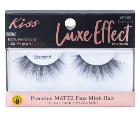 Kiss® Luxe Effect Faux Mink False Lashes Diamond