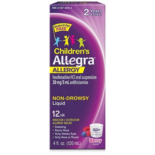 Allegra Children's 12HR Liquid Berry - 4.0 fl oz