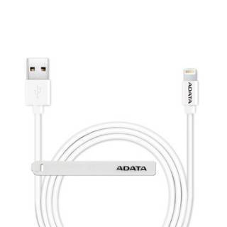 ADATA威剛 充電傳輸線USB-A to Lightning 1M(白)