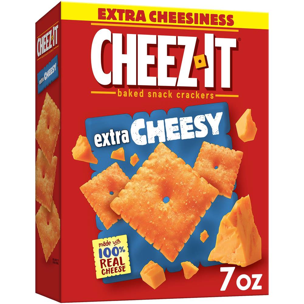 Cheez-It Extra Cheesy Baked Snack Crackers (7 oz)