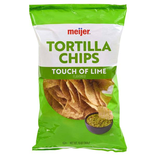 Meijer Touch Of Lime Tortilla Chips (13 oz)