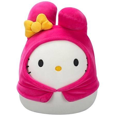 Squishmallows Sanrio My Melody Hoodie Plush 8 Inch, White - Pink