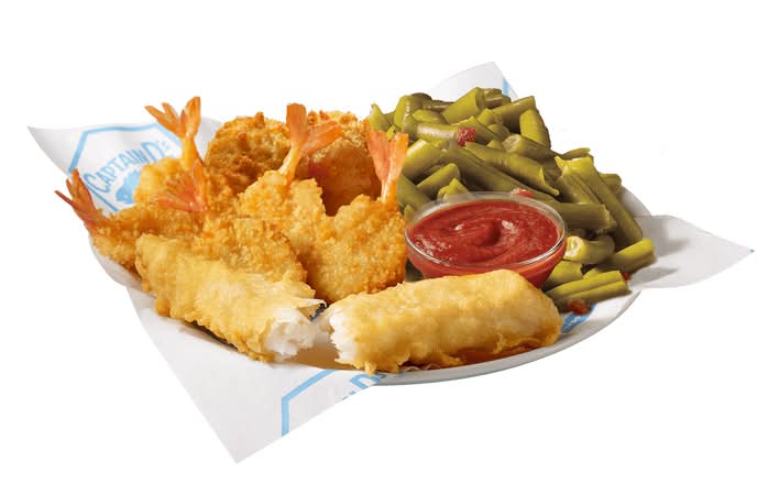 1 Pc Fish and 5 PC Shrimp Meal Deal