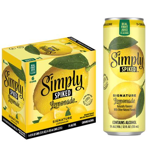Simply Spiked Signature Lemonade Beer(6 Ct, 12 fl Oz)