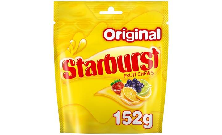 Starburst Original Fruit Chews Sweets Pouch Bag 152g (403137)