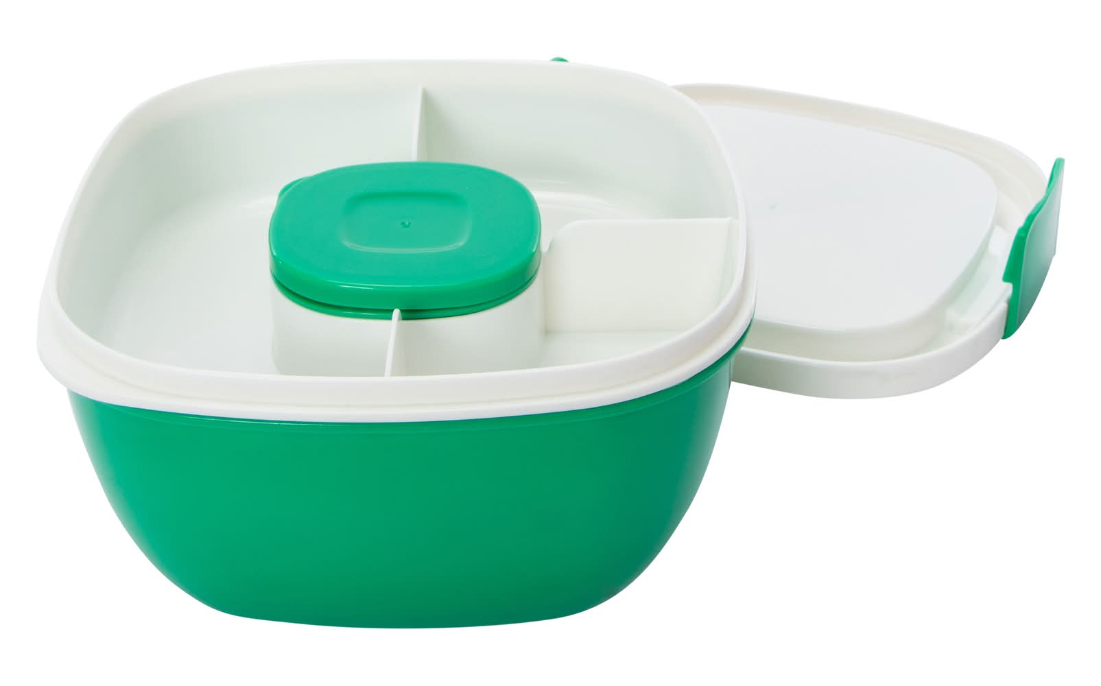 Deluxe Stacking Salad Container Green