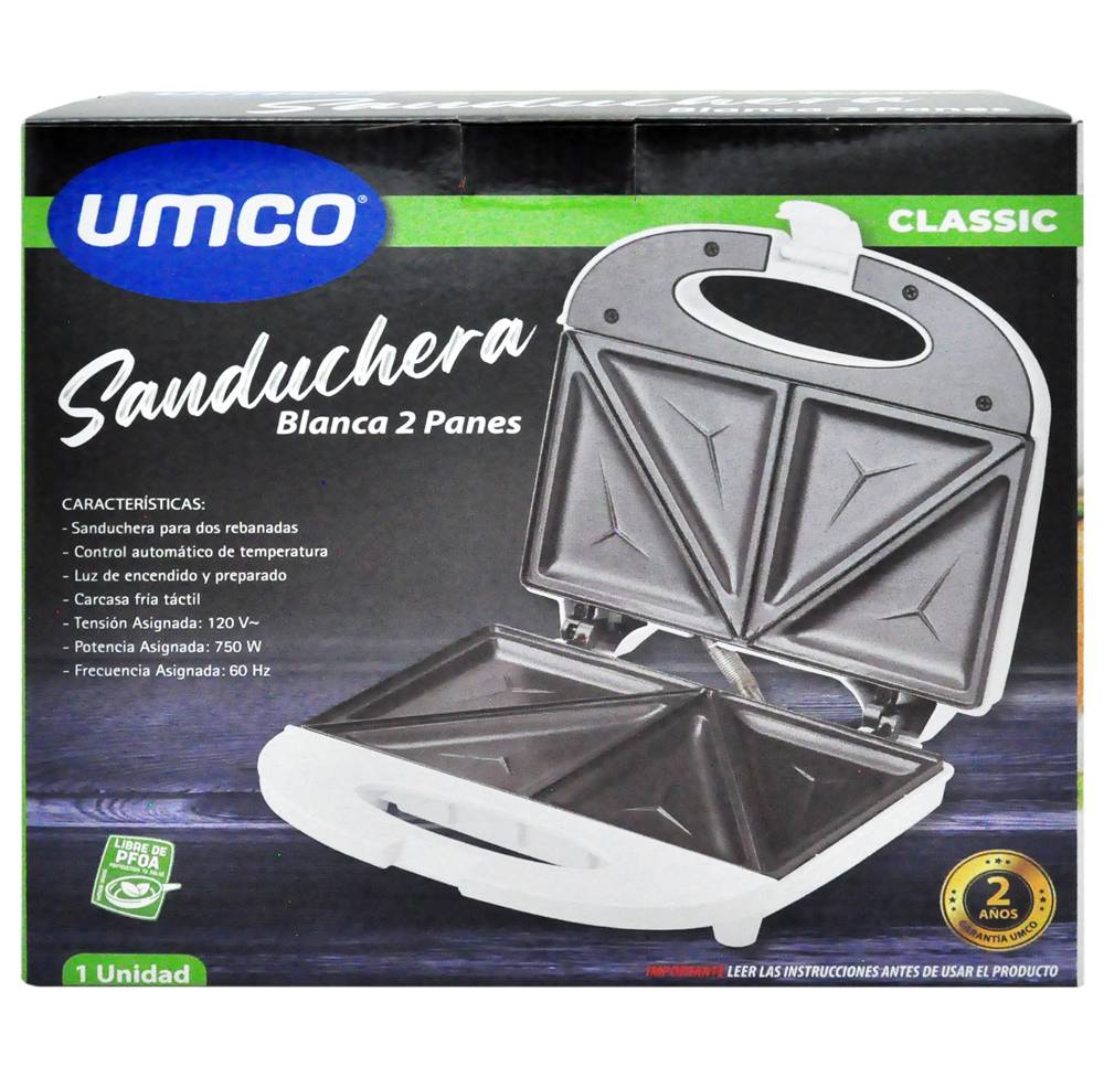 UMCO SANDUCHERA 2 PANES