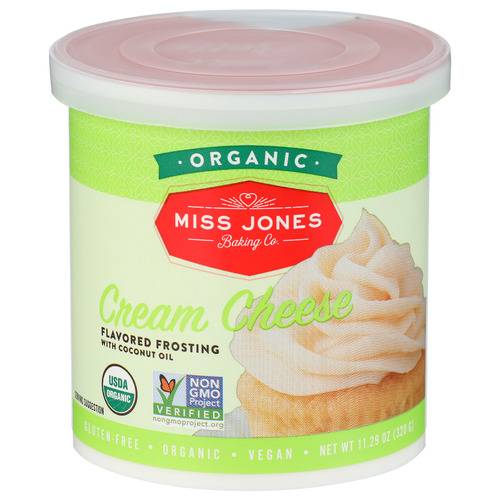 Miss Jones Baking Co Organic Cream Cheese Frosting
