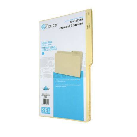 '@ The Office Manila File Folders Legal Size (25 units)