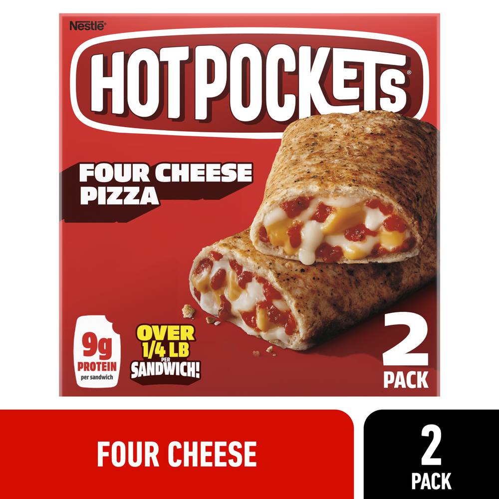 Hot Pockets Four Cheese Pizza (4.25 oz, 2 ct)