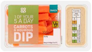 Co-op Carrots & Houmous Dip 105g