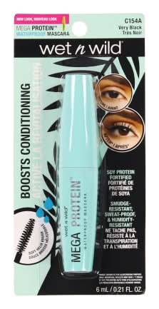 Wet N Wild® Mega Protein™ Waterproof Mascara - Very Black