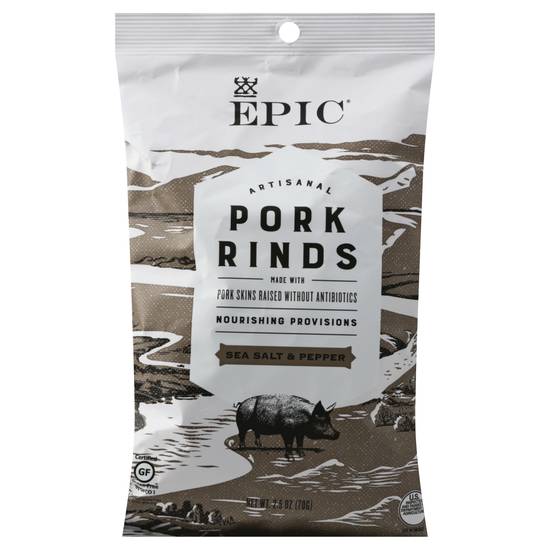 Epic Pork Rinds (sea salt-pepper)