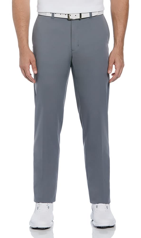 PGA Tour Men's FF Set On Pant, Dark Grey 01, 32"
