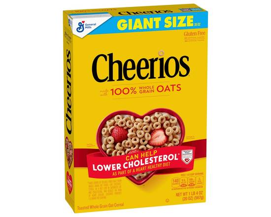 Cheerios · Giant Size Whole Grain Oats Cereal (20 oz)