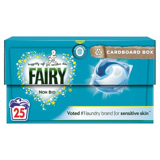 Fairy Non Bio All-in-1 Pods Washing Liquid Capsules Original 25 Washes