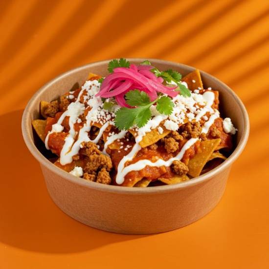 Chilaquiles con Chorizo