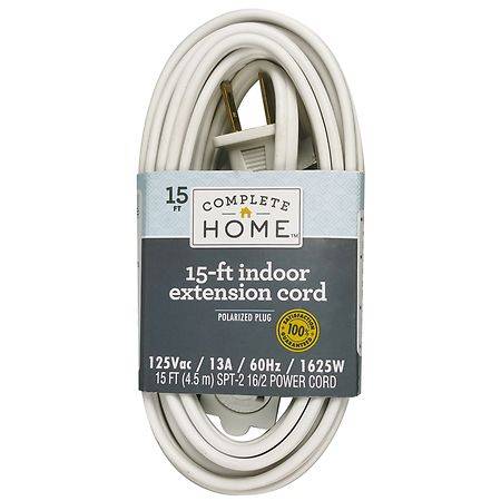 Complete Home Indoor Extension Cord 15 ft