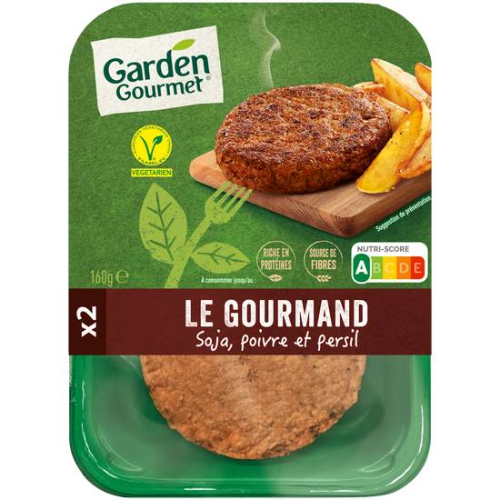 Garden Gourmet - Le gourmand pavé de soja, poivre et persil (2 pièces)