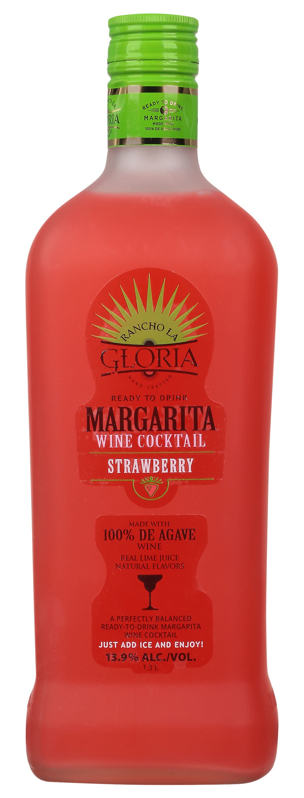 Rancho La Gloria Margarita Wine Cocktail, Strawberry (50.72 fl oz)
