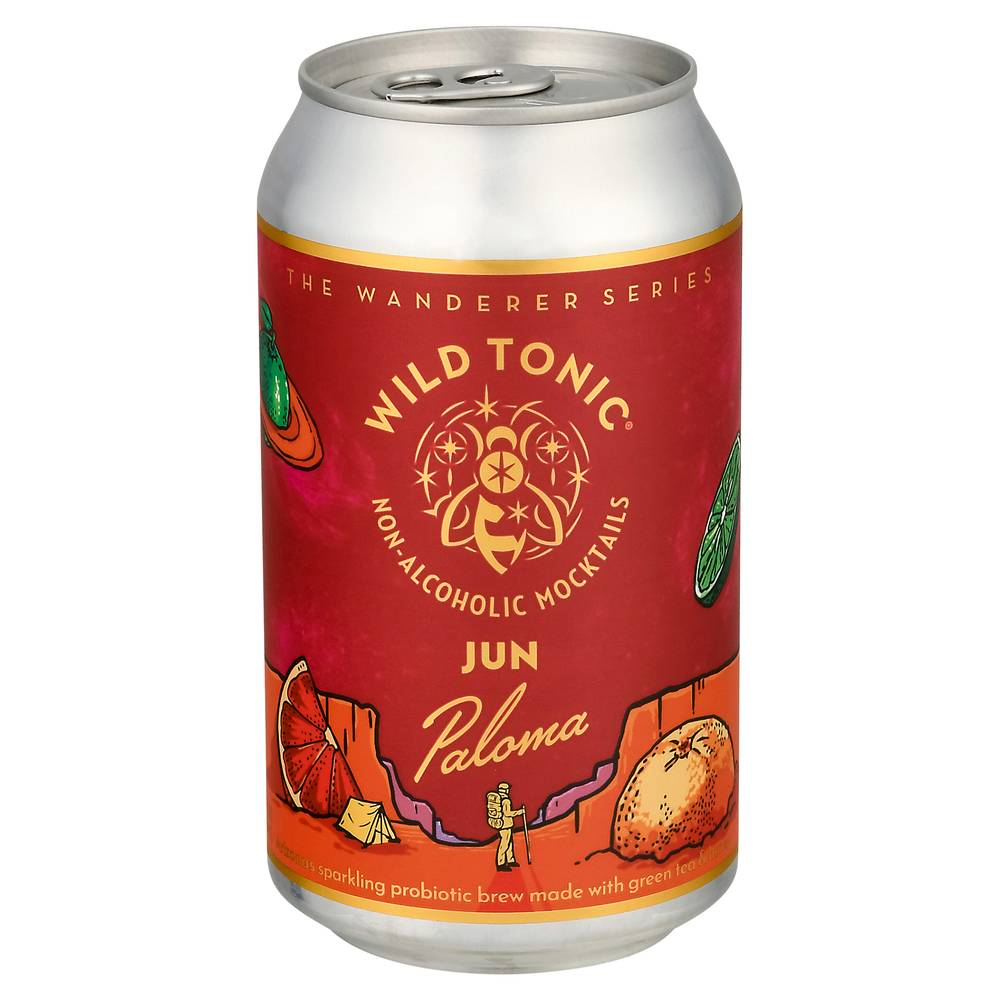 Wild Tonic Non-Alcoholic Jun Paloma Mocktails (12 fl oz)