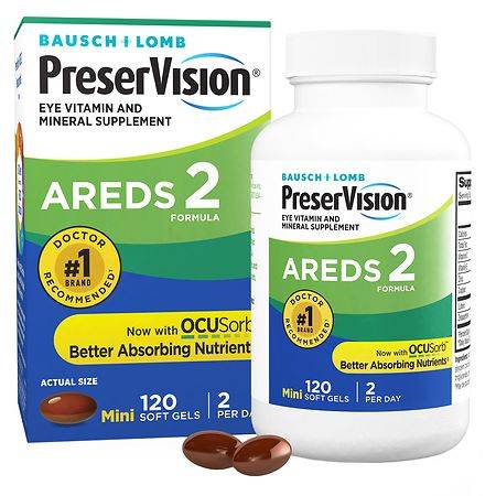 Preservision Eye Vitamin & Mineral Supplement Softgels (120 ct)