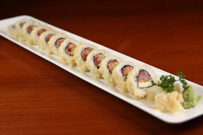 Spicy Tuna Tempura Roll (Not Gluten Free)