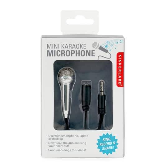 Kikkerland Mini Karaoke Microphone