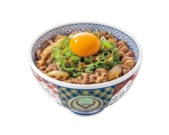 ねぎ玉牛丼